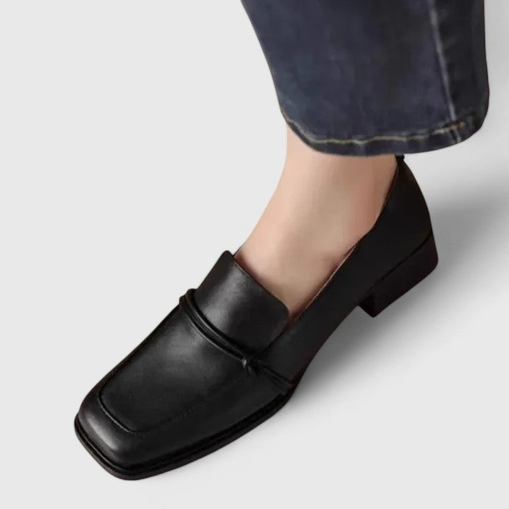 Mirella – Loafers med firkantet tå