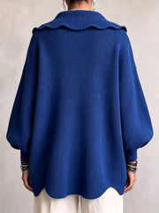 Elara | Ribstrikket cardigan med knapper