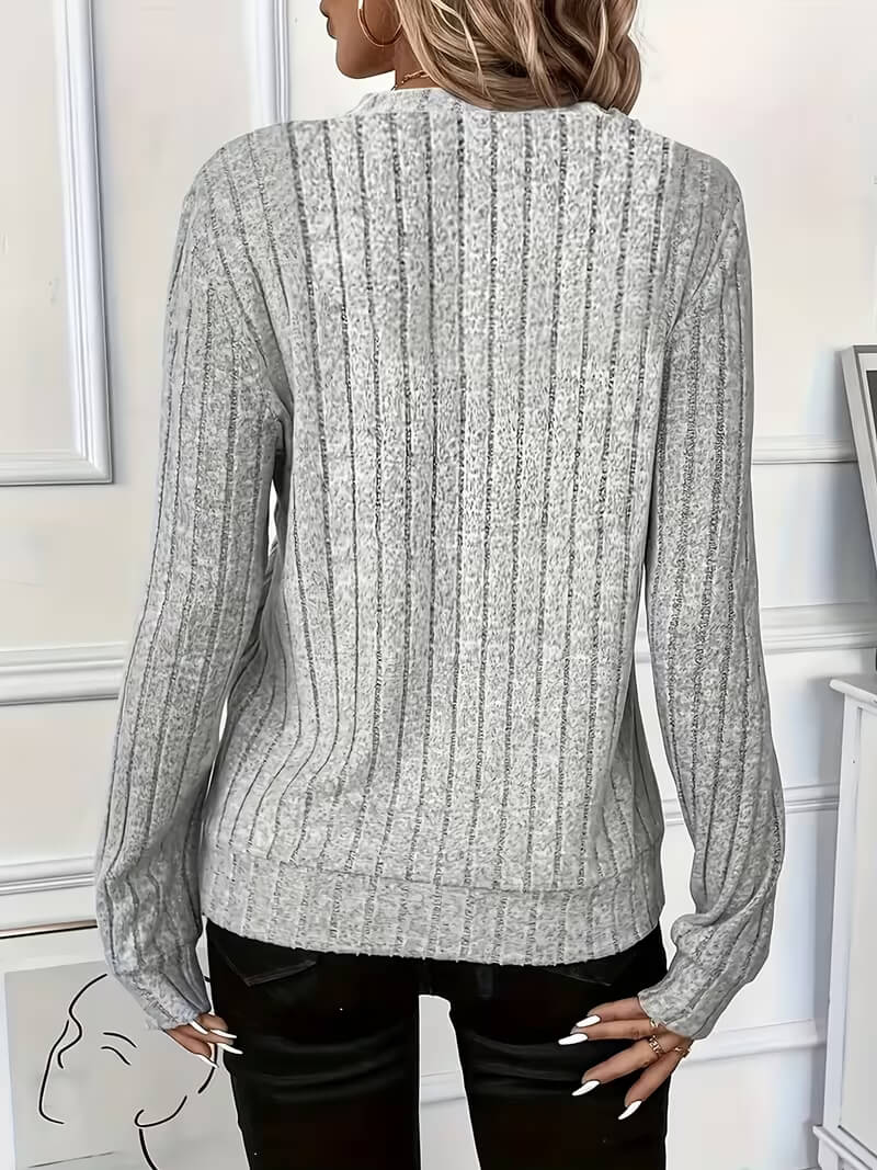 Solveig – Komfortabel sweater med kvartlynlås