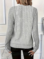Solveig – Komfortabel sweater med kvartlynlås
