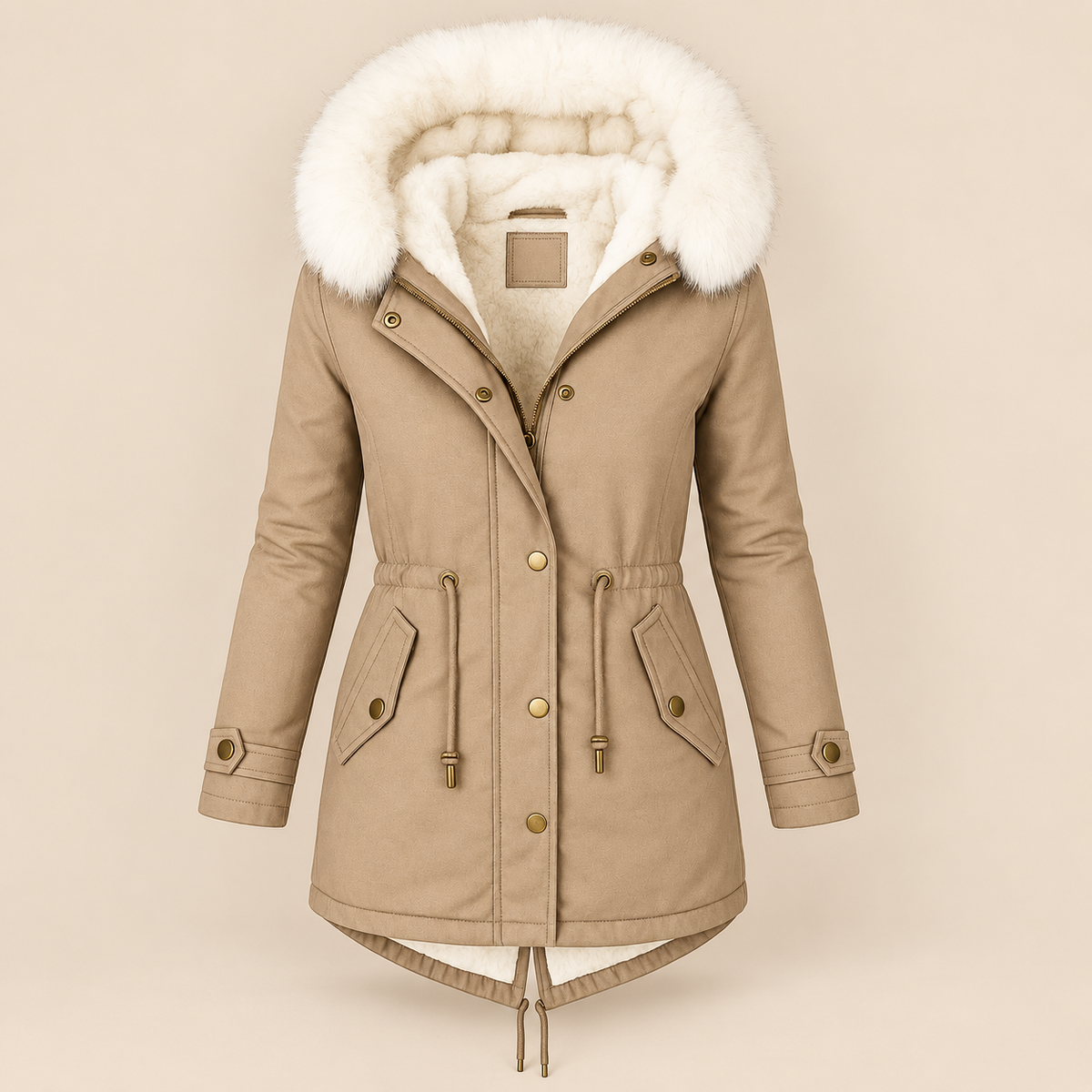 Albane | Elegant, lang vinterparka