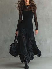Yara™ elegant, flydende kjole