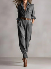 Mirabelle – Tweed jumpsuit til kvinder