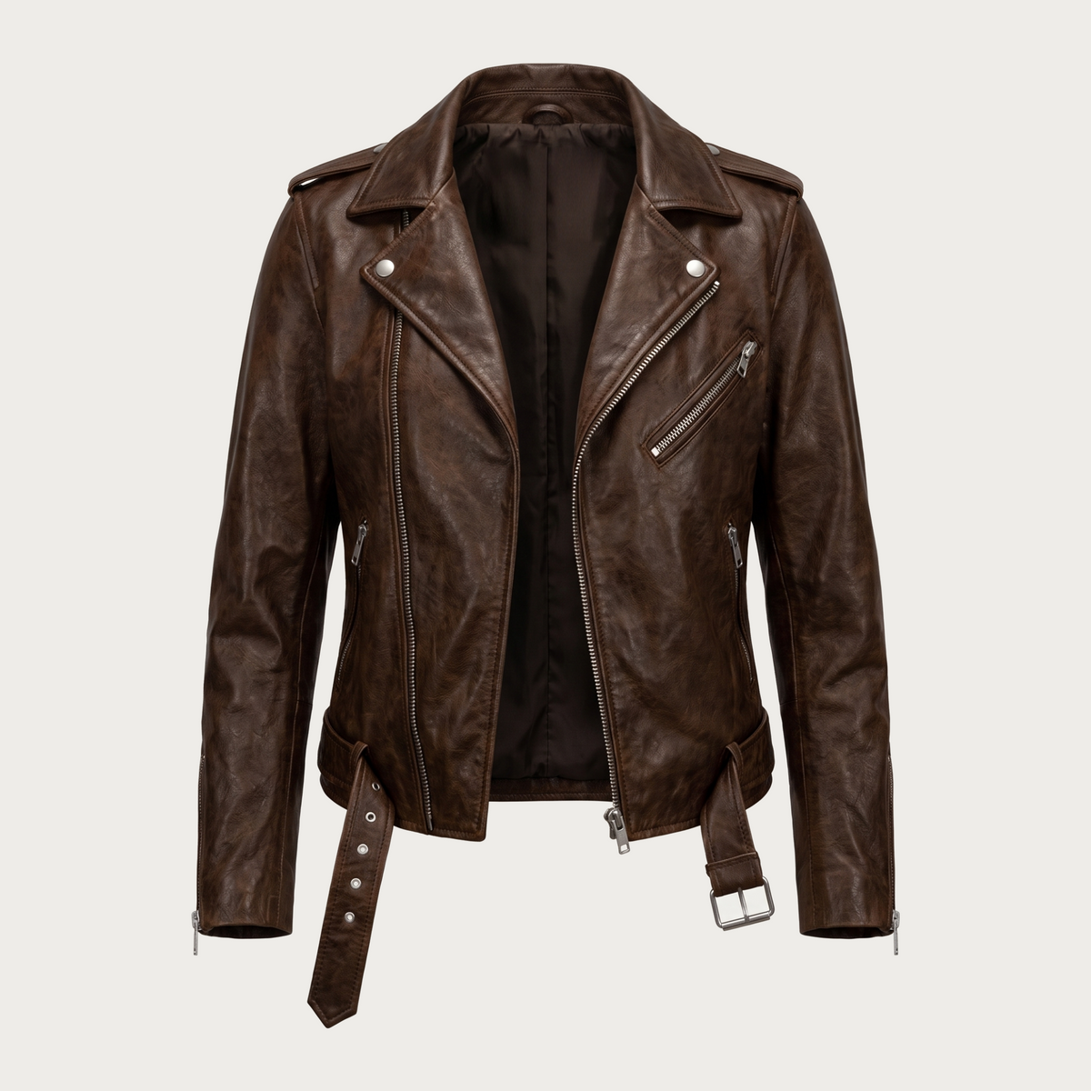 Wanda | Klassisk bikerjakke med revers