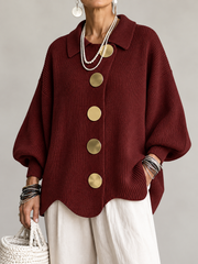 Ardelle™ | Oversized cardigan med krave
