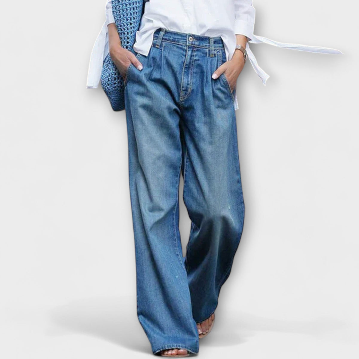 Ava – Jeans i høj kvalitet med vide ben