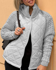 Victoria | Casual strikket fleecejakke