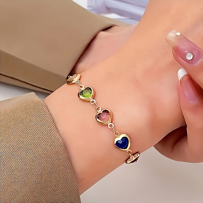 Armbånd med hjertevedhæng