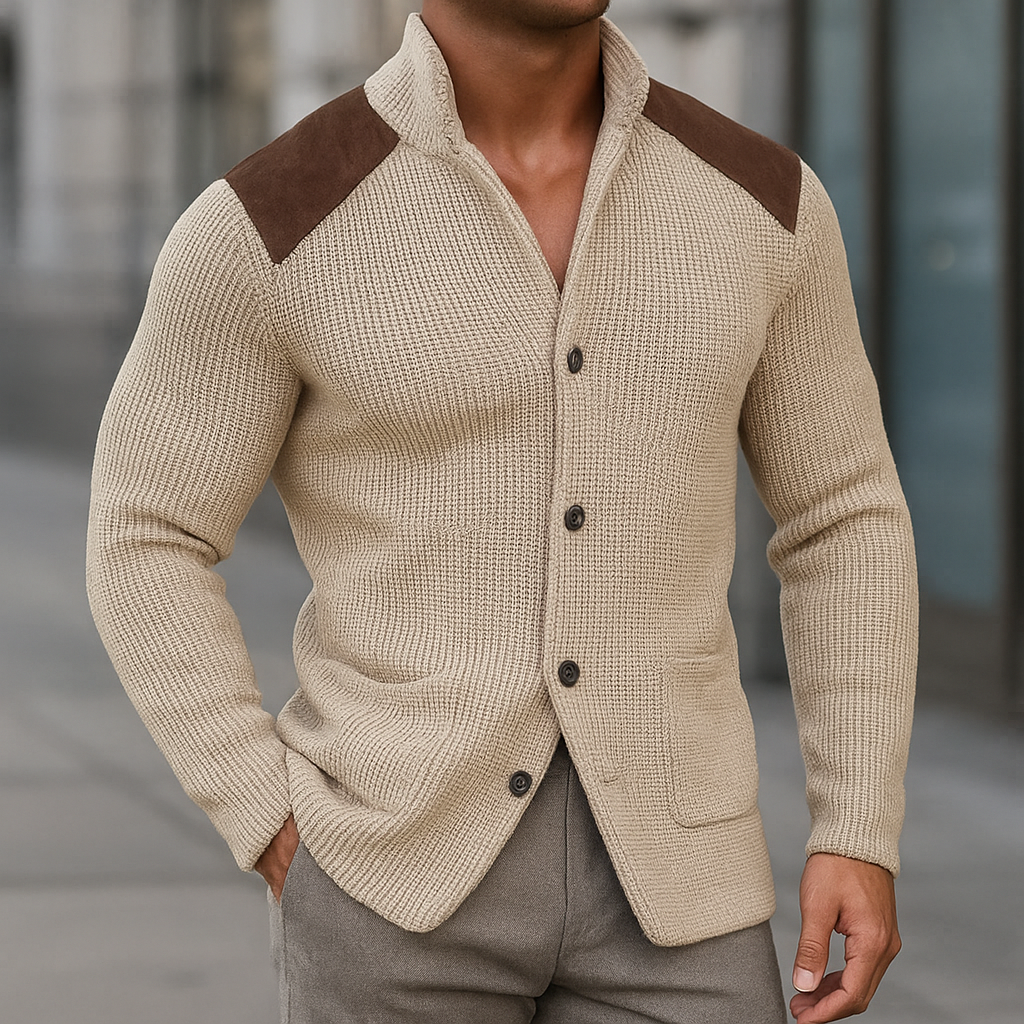 Struktureret blazer til herrer