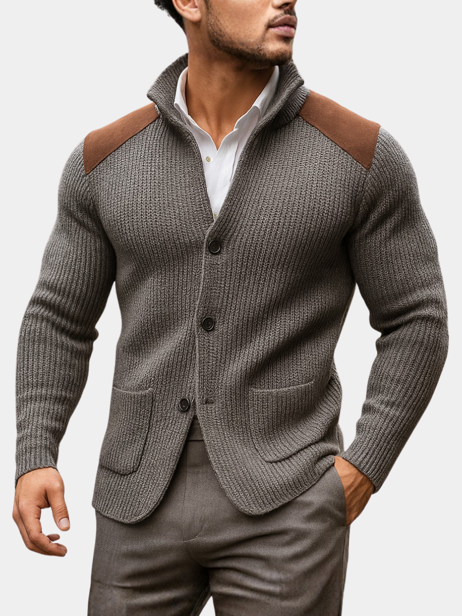 Struktureret blazer til herrer