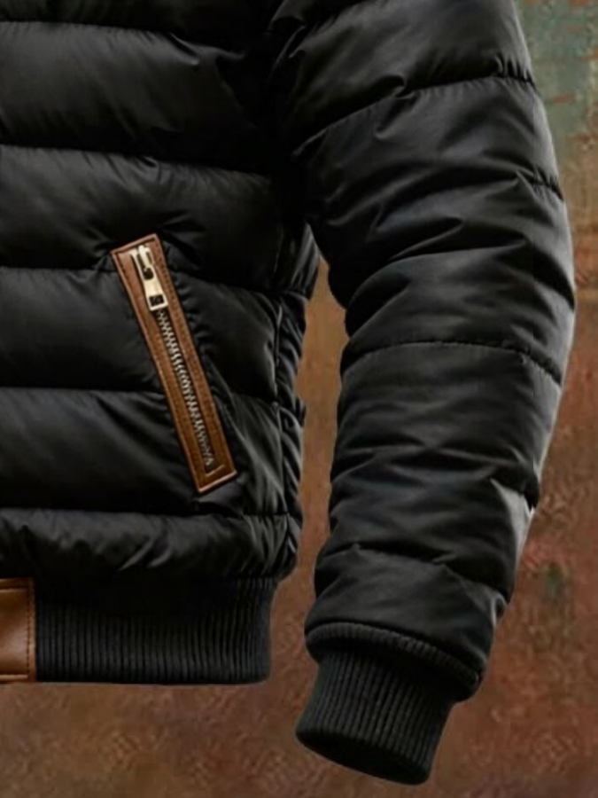 Foret cardigan i sort