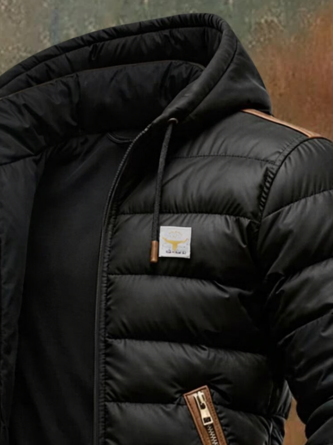 Foret cardigan i sort