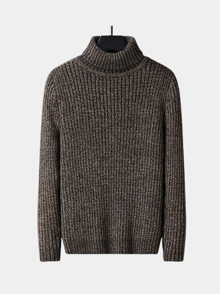 Striktrøje med polokrave