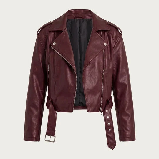 Wanda | Klassisk bikerjakke med revers