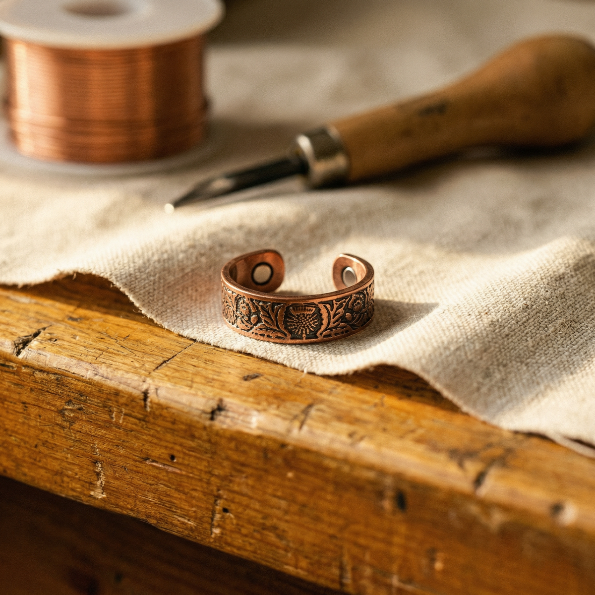 Kobberring "Eiken"