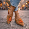 Brun og orange