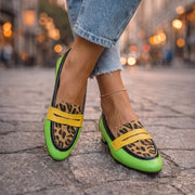 Rosalia | Loafers med leopardprint