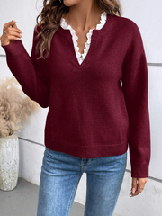 Gillian™ | Elegant sweater med V-hals