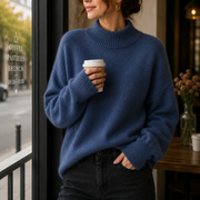 Juniper | Oversized rullekravetrøje til kvinder