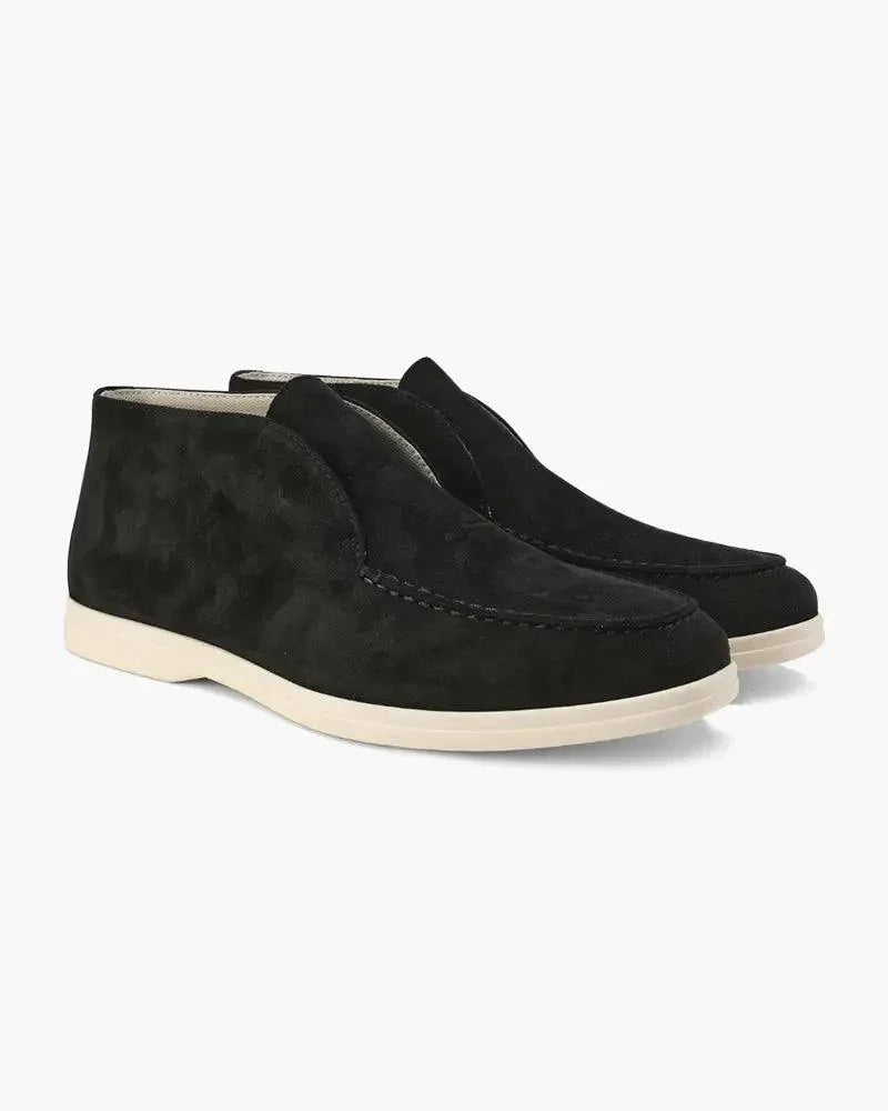 Old Money | Bløde loafers i ruskind