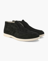 Old Money | Bløde loafers i ruskind