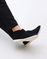 Old Money | Bløde loafers i ruskind