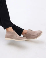 Old Money | Bløde loafers i ruskind