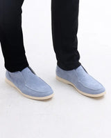 Old Money | Bløde loafers i ruskind