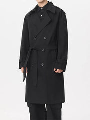 Klassisk dobbeltradet trenchcoat