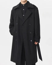 Klassisk dobbeltradet trenchcoat