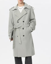 Klassisk dobbeltradet trenchcoat