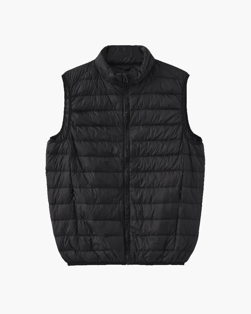 Let og varm quiltet vest