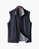 Slim fit-vest i polyester