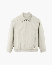 Minimalistisk cardigan med lynlås