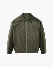 Minimalistisk cardigan med lynlås
