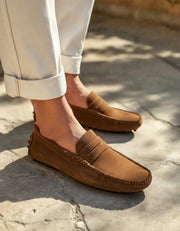 Loafers i ruskind