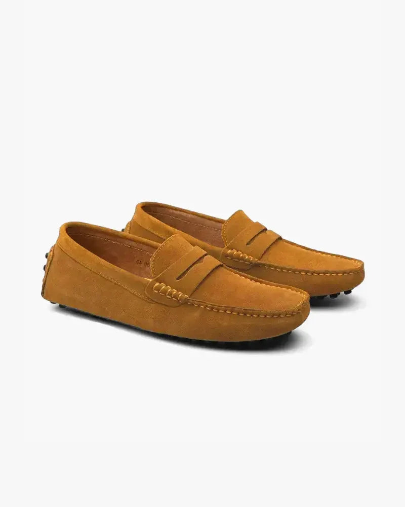 Loafers i ruskind