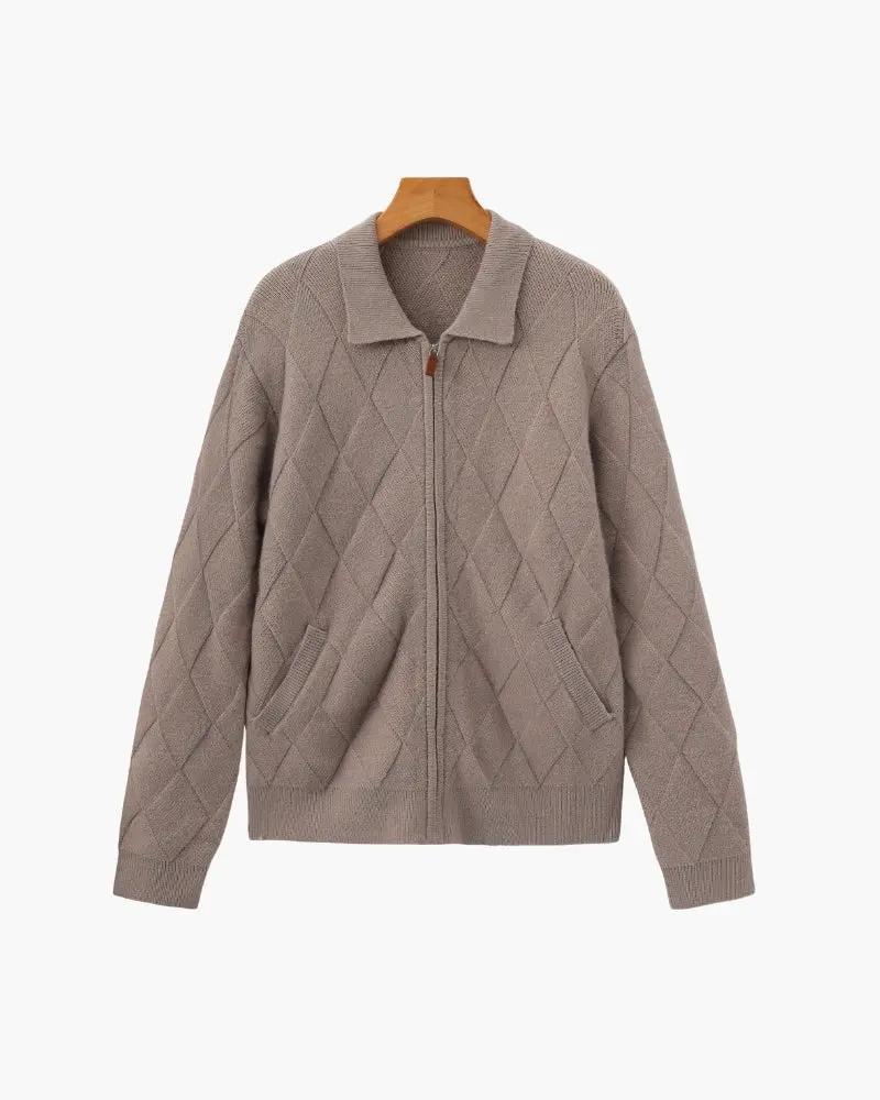 Heritage Diamond | Vest med hætte og lynlås