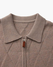 Heritage Diamond | Vest med hætte og lynlås