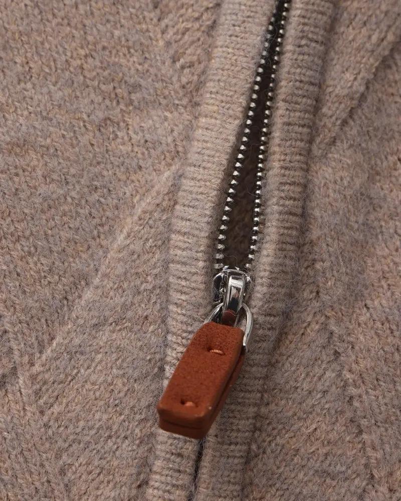 Heritage Diamond | Vest med hætte og lynlås