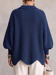 Ardelle™ | Oversized cardigan med krave