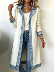 Riley™ | Afslappet lang strikcardigan