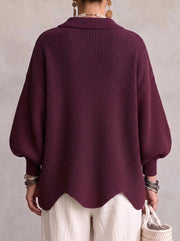 Ardelle™ | Oversized cardigan med krave