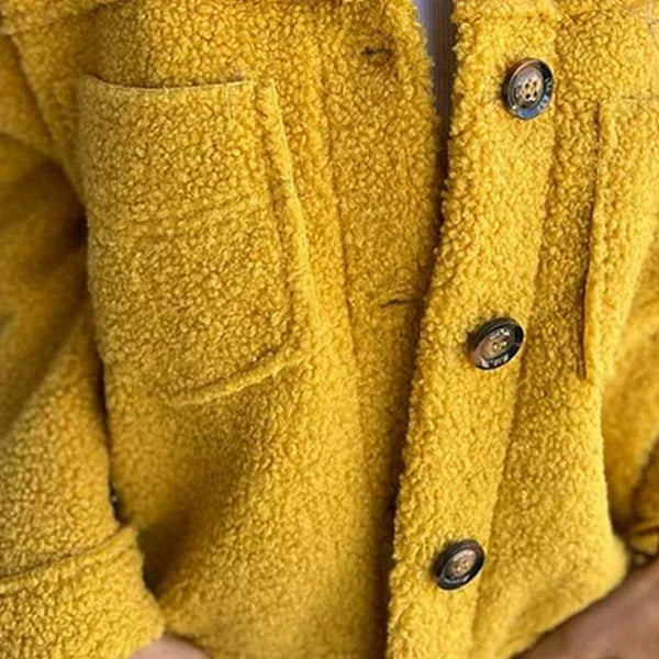 Dion™ | Kort uldjakke med revers