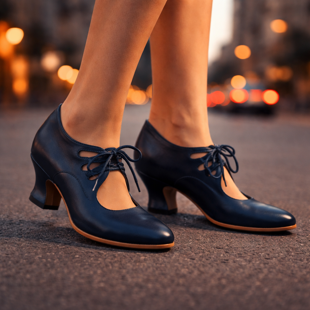 Freya | Retro snørepumps Sylvie