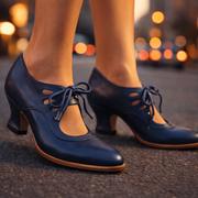 Freya | Retro snørepumps Sylvie