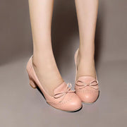 Marianne | Elegante slip-on-pumps med sløjfe