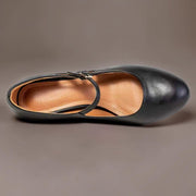 Birgit | Klassiske sorte pumps med lukket snude